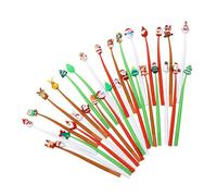 10 Pcs Gel Inks Pen Christmas Pens Office School Supplies Writing Tool for Journaling Note Taking Sketching Smooth Writing Holiday Christmas Set