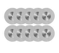10 Pcs Glass Cutting Disc 60mm Diamond Cutting Wheel Cut Off Wheels for Rotary Tool Drill Attachment Polishing Tiles