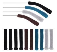 10 Pcs Glasses Ear Cushions, Eyeglass Ear Cushions Holder Grips, Glasses Ear Grips, Glasses Arm Covers, Soft Cotton Anti Slip Glasses Grips Behind Ears for Sunglasses Temple Tips Eyeglass Temple Pads