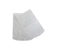 10 Pcs Glitter Foam Sheets EVA Foam Sheets A4 Craft Foam Paper for DIY Crafts Scrapbooking, Silver