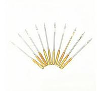 10 Pcs Golden Sewing Machine Needles,Big Eye Sewing Machine Home Sewing Machine Needles Sewing Macine Size 14/16/18 (Size 16) Sewing Notions and Supplies, Universal Fit, Home Use