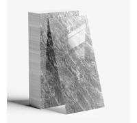 10 Pcs Grey Self Adhesive Wall Tiles 60CMX30CM PVC Bathroom Walls Tile Adhesive for Kitchen Backsplash Showerwall Laundry Waterproof Oil-Proof Rent Friendly