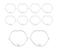 10 PCS GU10 MR16 Spotlight Clips Lamp Retaining Spring Clasp Diameter 50MM Lamp Downlights Bulb Holders for Ceiling Lights Socket LED Halogen Bulbs Spots Fittings Replacement,downlight spring clips