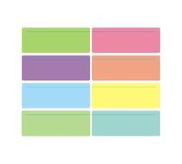 10 Pcs Guided Reading Strips, Colored Overlay Tracking Highlight Strips, Reduce Visual Stress Teaching Supplies for Classroom Children Adult