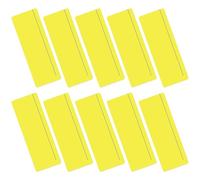 10 Pcs Guided Reading Strips, Tracking Highlight Colored Overlay Bookmarks, Reading Rulers with Line for Classroom Teach to Reduce Visual Stress (Yellow)