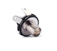 10 Pcs Guitar Jack Socket Connector 1/4 Inch 6.35mm Mono