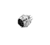 10 Pcs GX20 Male And Female Aviation Plug Socket Connector GX20-2/3/4/5/6/7/8/9/10/12 PIN Cable Aviation Plug Connector Rear Nut IDGTTLDF(6P-Female)