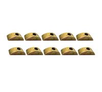 10 Pcs Half Moon Nut, M6 Zinc Alloy Furniture Connector Nuts Crescent Nuts Spacer Washer for Bed Cabinet Chair Wardrobe
