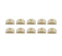 10 Pcs Half Moon Nuts, M8 Nylon Furniture Connector Nuts Crescent Nuts Spacer Washer for Bed Cabinet Chair Wardrobe