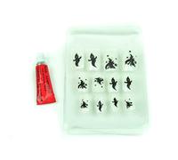 10 pcs Halloween Fancy Nail Set Nail Transfer Art Decals Set Model-B