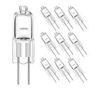10 PCS Halogen Light Bulbs, G4 20W 12V 2 Pin Lamp Bulb White Capsule Light Bulbs for Cooker Lighting, Lights, Track Lighting