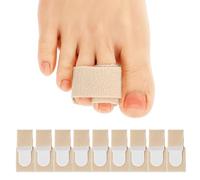 10 Pcs Hammer Toe Straightener for Women Men Toe Splints Wraps Hammer Toe Corrector Toe Cushioned Bandages for Correcting Hammers Toes Crooked Curled Bent Toes