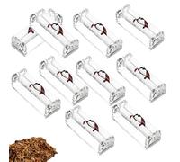 10 Pcs Hand Rolling Tobacco Machine, Cigarette Rolling Machine UK, Cigarette Roller Machine, Cigarette Machine Manual Maker Roller Cigarette Maker Accessories Easy to Use 70mm