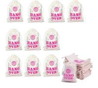 10 Pcs Hangover Kits, Hen Party Bags, Girls Party Favor Bags, Bachelorette Hangover Kit Fillers, for Shower Wedding Packaging Music Festivals Travel Cosmetics Solutions After a Night Out