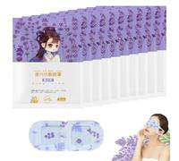 10 PCS Heated Eye Mask with Self-Heating Steam Tech - Lavender Fragrance for Dry, Dark Circles, Puffy Eye and Edema