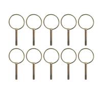 10 Pcs Heavy Duty Lynch Pin Spring Loaded Carbon Steel Pin Fastener