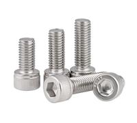 10 pcs Hexagon Hex Socket Cap Head Screw M1.4 .6 M2 .5 M3 M4 M5 M6 M8 M10 Stainless Steel Allen Bolt DIN912(14mm x10pcs,M8)