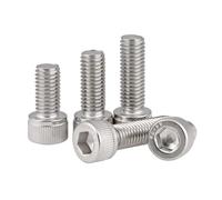 10 pcs Hexagon Hex Socket Cap Head Screw M1.4 M1.6 M2 M2.5 M3 M4 M5 M6 M8 M10 Stainless Steel Bolt(25mm x10pcs,M8)