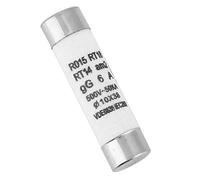 10 Pcs High-Breaking Cylindrical Fuse, Electrical Appliances with Indicator Device 10x38 380-500Vac(6A)