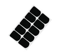 10 Pcs High-pitched Saxophone Black Silicone Tooth Pad For Saxophone Mouthpiece Protection Parts Saxophone Replacement Parts (Color : 0.8mm)