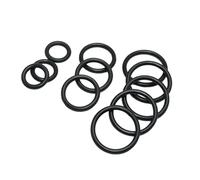 10 Pcs HNBR Rubber O-Ring Seal, 1 x 21.5 x 23.5 mm Hydrogenated Nitrile Butadiene Rubber, Black