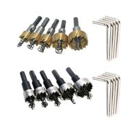 10-Pcs Hole Opener Set for High Speed Steel 16-30Mm Step Drill Bits for Metal Plastic Rubber Carbide Teeth for Fast Cutting for Precision Engineering with for Storage Box