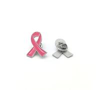 10 Pcs Hope Ribbon Lapel Pin Official Breast Cancers Awareness Brooch Decoration For Charity Fundraiser Supplies Breast Cancers Awareness Brooch Clothing Decoration Backpack