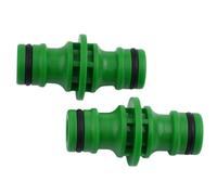 10 Pcs Hose Pipe Connector Double Male Plastic Quick Fix Click On Rubber O Ring Garden Watering Hose ABS Quick Connector