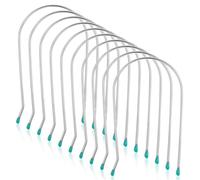 10 Pcs Hot Roller Clips, Hot Curler Clips Replacement Kit Fits 1.75 Inch Hair Rollers Replacement Hair Roller Pins Styling Tools and Appliances, 1 3/4 Inches, Silver