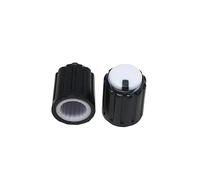 10 pcs Hote:6mm 10x12mm Black Knob Cap Potentiometer Encoder Knob Flower Shaped Inner WTH118 148 RK097 NWPNLXEA(Gold)