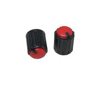10 pcs Hote:6mm 10x12mm Black Knob Cap Potentiometer Encoder Knob Flower Shaped Inner WTH118 148 RK097 NWPNLXEA(Red)