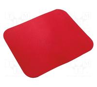 10 pcs : ID0128 - Mouse pad, red, 220x250x3mm