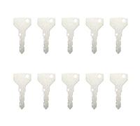 10 Pcs Ignition Key 879480 198360-52160 Compatible with Ford/New Holland Tractor 3630 5500 40 Series Compatible with Case Compatible with Cub Cadet Tractor SC2400 SC2450 EX450 EX2900