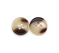 10 Pcs Imitation Horn Flatback Buttons Resin Buttons for Clothing Suit Coat Decorations DIY Accessories