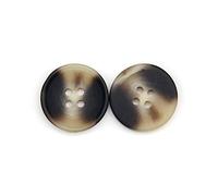 10 Pcs Imitation Horn Flatback Buttons Resin Buttons for Clothing Suit Coat Decorations DIY Accessories