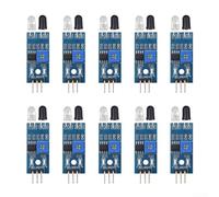 10 Pcs Infrared Tube Module Sensor Adjustable Obstacle Avoidance Photoelectric Reflection For Arduino Robot Projects 30mm Size