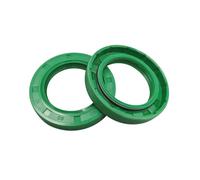 10 pcs Inner Diameter 8 mm Green Fluoroelastomer High-Speed Lip Oil Seal for Automotive, Industrial Equipment, Outer Diameter 23 mm, Height 5mm, 8x23x5mm