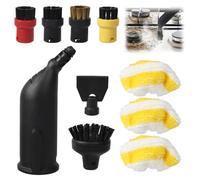 10 PCS Karcher Steam Cleaner Accessories Karcher Window Vac Accessories SC1 SC2 SC3 SC4 SC5 3 Round Brush 2 Large Round Brush 3 Nozzle 2 Sealing Ring Karcher SC3 Accessories