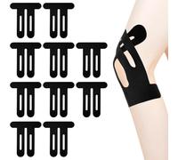10 PCS Kinesiology Knee Tape, Breathable & Waterproof Knee Support Tape Strips Latex-Free Elastic Athletic Stickers for Knee Comfort, Stability & Muscle Support Patches