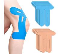 10 Pcs Kinesiology Tape Knee - Precut Knee Tapes for Knee Pain Relief - Elastic Waterproof Knee Support Tape for Sports - Sports Injury Prevention for Knees, Shoulders, Ankles, Wrists