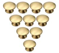 10 Pcs Kitchen Cabinet Knobs Cupboard Door Knobs, Dresser Drawer Knobs Handle Pulls Knob Drawer Handle Wardrobe Knobs, Pure Copper(Style B)