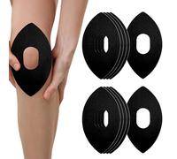 10 Pcs Knee Tapes for Knee Pain,Waterproof Elastic Breathable Comfortable Kinesiology Tape,for Knee Support(Black)