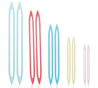 10 Pcs Large Eye Finishing Yarn Needles Plastic Sewing Weaving Needles for Crochet Knitting Darning Tapestry Needle for Thick Bulky Yarn(5 Sizes)