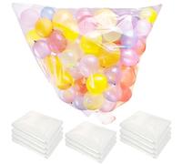 10 Pcs Large for Transport 98.4 x 59 Inches Clear Balloon Drop Plastic Giant Balloon Storage for Wedding Birthday Party Supplies