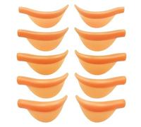 10 Pcs Lash Lift Pads,Lash Lift Shields Silicone Lift Pads for Eyelash Tool Perm Easy to Clean,Reusable Soft Lash Lifting Rods XS/S/M//L/XLSoft, and Comfortable,Cruelty-Free,for Eye Curlers(Orange)