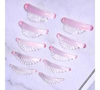 10 Pcs Lash Lift Pads Reusable Lash Lift Shields Silicone Curler Rods Eyelash Lifts Rods Soft Shell Pink Eyelash Lifts Pads Tools For Eye Lashes Extension