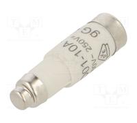 10 pcs : LE1410 - Fuse: fuse, gG,time-lag, 10A, 400VAC, 250VDC, D01