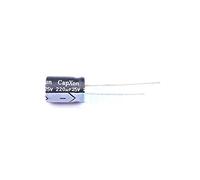 10 Pcs Leaded Aluminum Electrolytic Capacitor 220uF 25V Radial 8x11.5mm AMNzOgOdL
