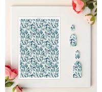 10 Pcs Leaf Clay Transfer Paper for DIY Art Crafts, Cute Leaves Magic Water Polymer Clay Transfer Sheets Transfer Paper for Polymer Clay Jewelry Earrings Making Supplies 5.82X3.93inch