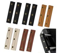 10 Pcs Leather Handbag Handle Protector, Black Luggage Bag Handle Wrap for Shopping, Travel, Suitcase, Craft Making Supplies, Mixed Color, 3.54×5.12 Inch